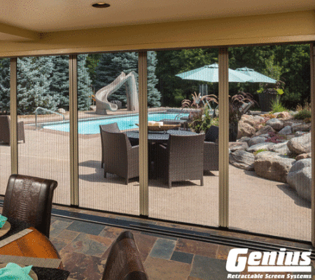 5 Panel Sheer Classic Retractable Screen - Bring the Outside In